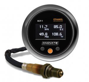 Innovate Motorsports ECF-1 "FUEL" Ethanol Advanced Gauge Kit (Ethanol Sensor NOT included) - 3910